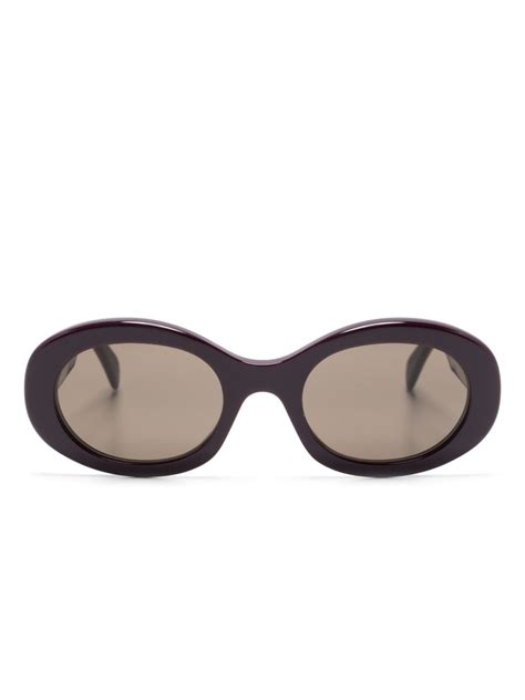 celine triomphe sunglasses farfetch